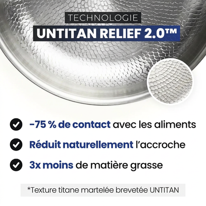 Pfanne aus 100 % reinem Titan — UNTITAN
